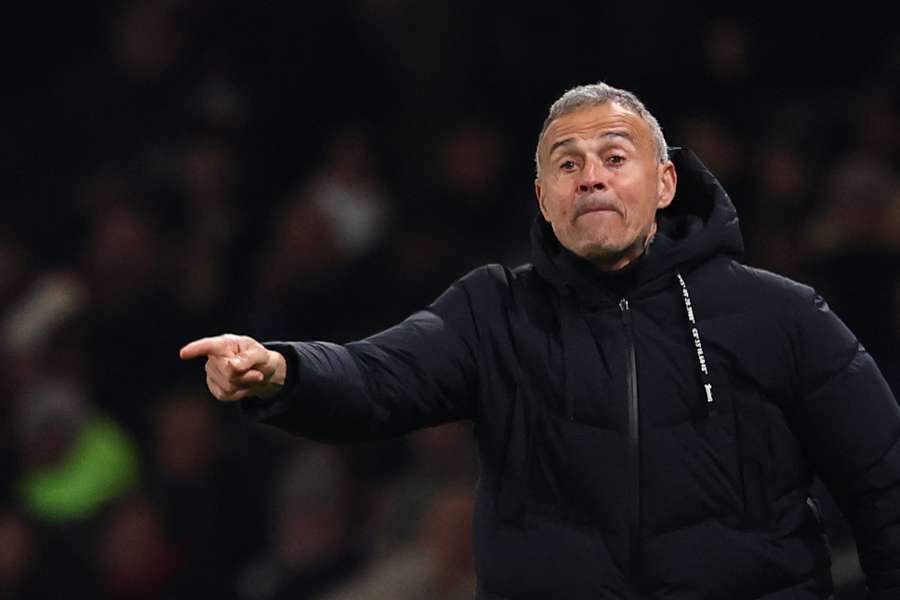 Luis Enrique en Ligue des champions mercredi.