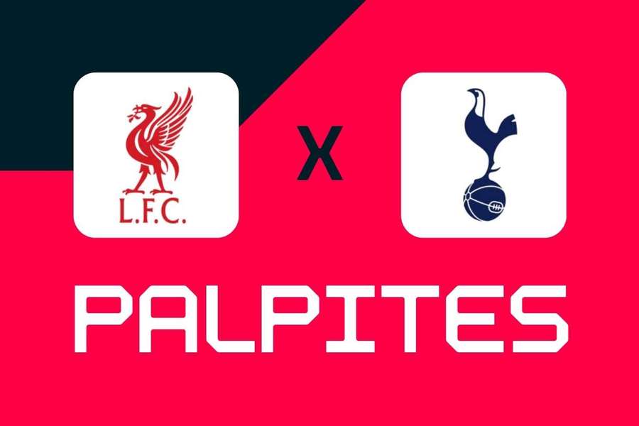 Liverpool x Tottenham acontece neste domingo (15), em Anfield, na Inglaterra
