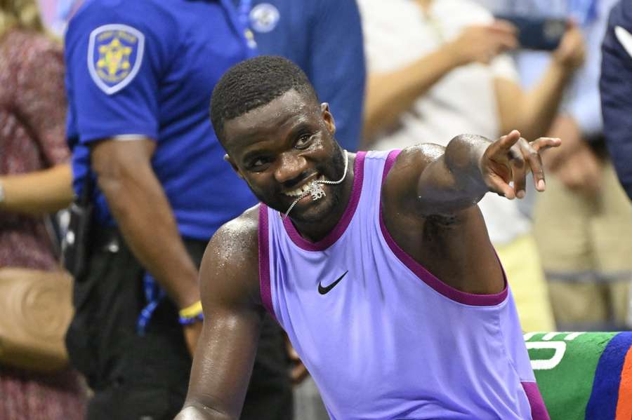 Frances Tiafoe weiert den Viertelfinaleinzug.