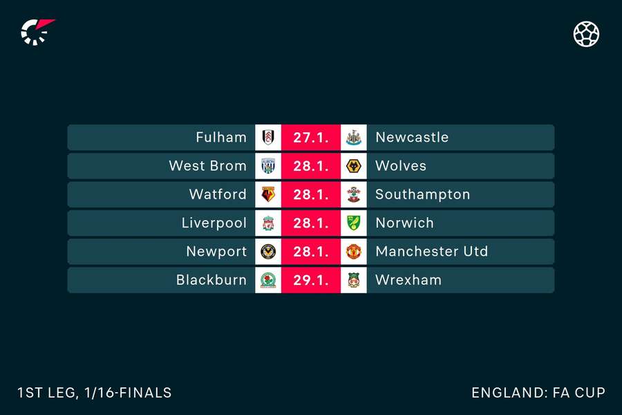 FA Cup fourth round fixtures 2/2