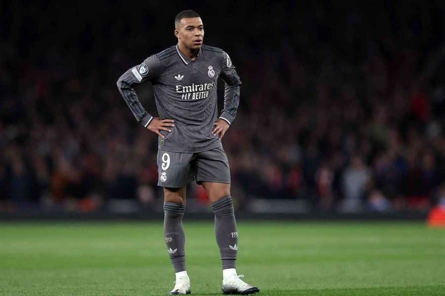 Durante las últimas tres derrotas del Real Madrid, Kylian Mbappé no ha podido anotar