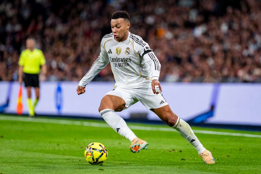 Mbappé face au Celta de Vigo en Liga. Mbappé face au Celta de Vigo en Liga.