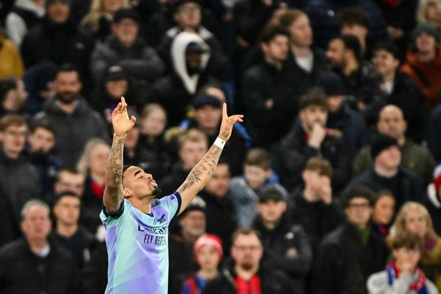 Gabriel Jesus a inscrit 5 buts à Crystal Palace cette semaine ! 