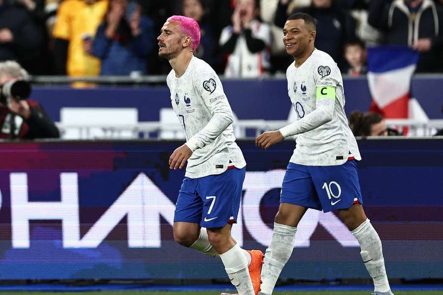 Kylian Mbappé et Antoine Griezmann seront de nouveau les fers de lance des Bleus.
