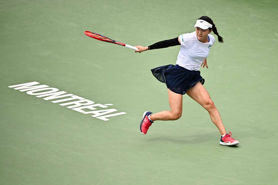 Zhu Lin, the world number 493, is through to the fourth round in Montreal