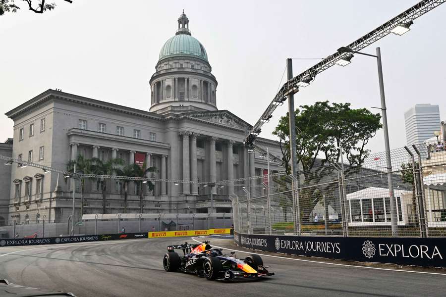 Verstappen a Singapore Verstappen a Singapore