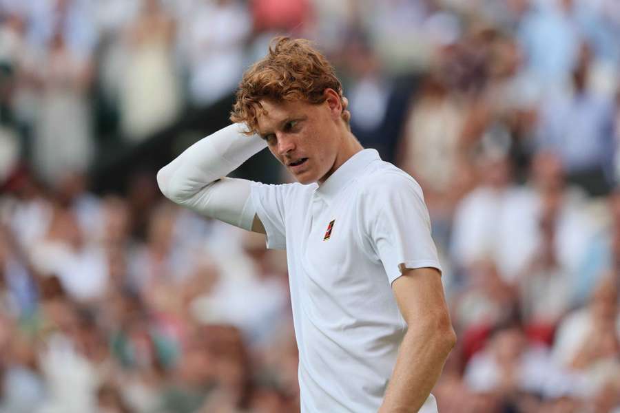 Jannik Sinner à Wimbledon.