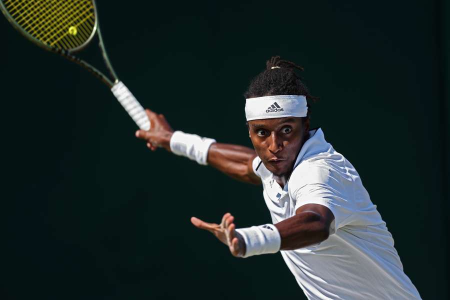 Mikael Ymer op Wimbledon