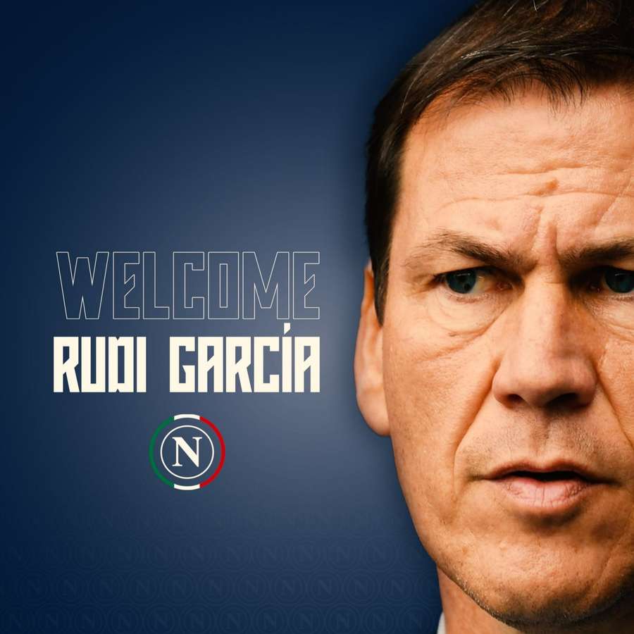 O anúncio oficial de Rudi Garcia no Napoli