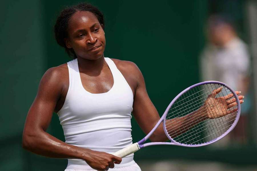 Coco Gauff has struggled on the grass courts of Wimbledon