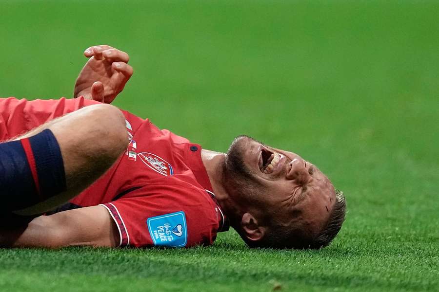 Tomáš Souček se zranil v utkání s Mexikem.