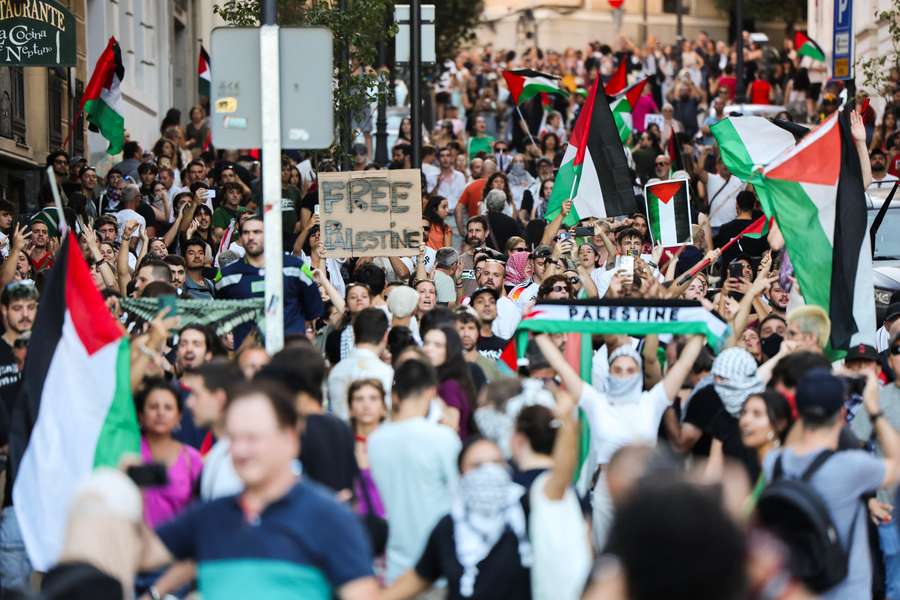 Protestos marcaram a edição da Vuelta
