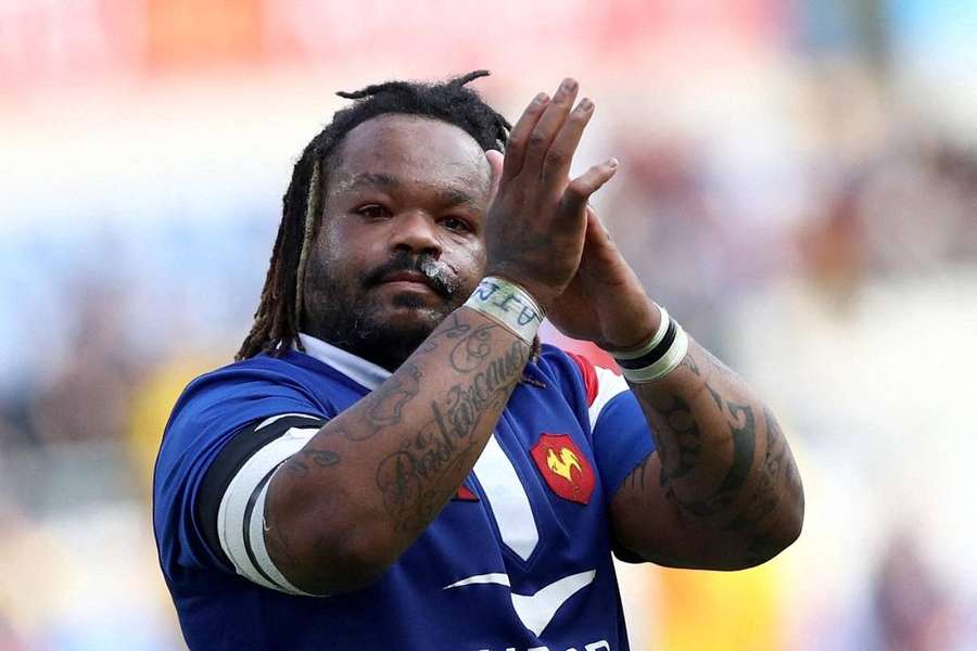 Bastareaud en mars 2019 avec les Bleus.