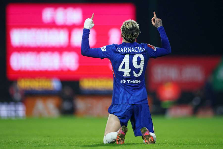 Rozhodující gól vstřelil proti Wrexhamu Alejandro Garnacho.