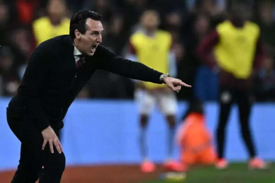 Unai Emery, treinador do Aston Villa