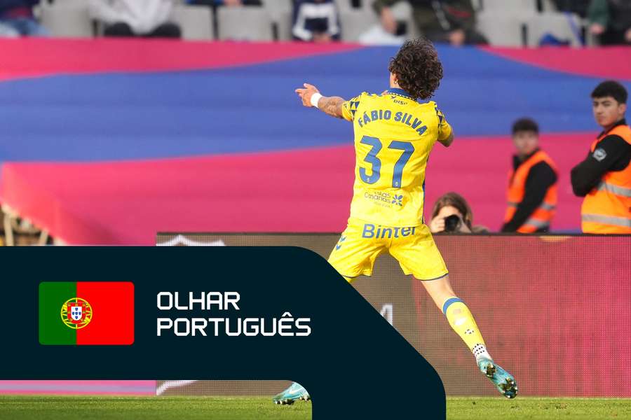 Fábio Silva marcou contra o Barcelona