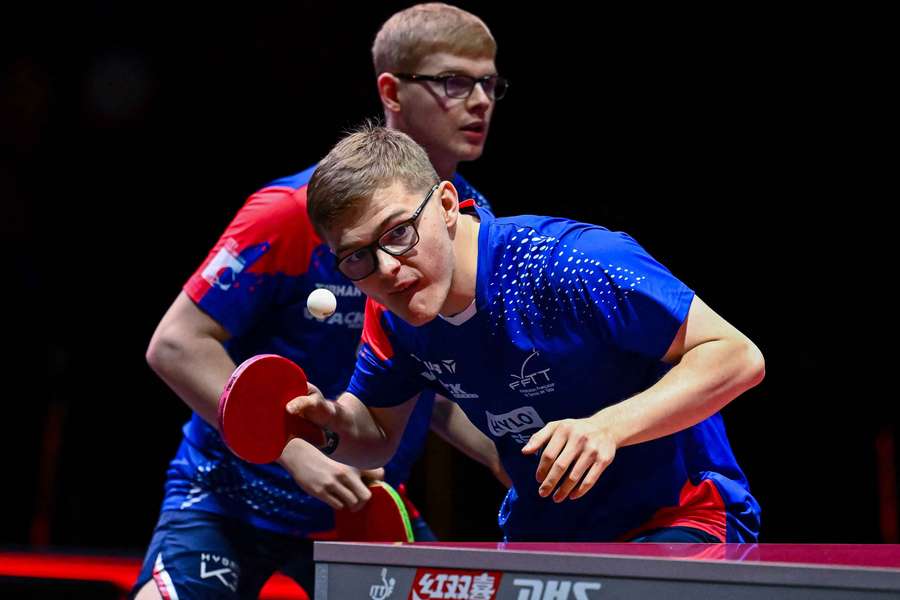 Les frères Lebrun lors des Mondiaux 2025.