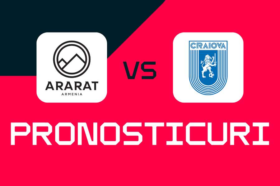 Ararat Armenia - Universitatea Craiova: Pronosticuri, cele mai bune pariuri și cote Europa League