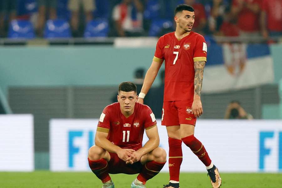 Serbia were knocked out of the tournament in the group stage