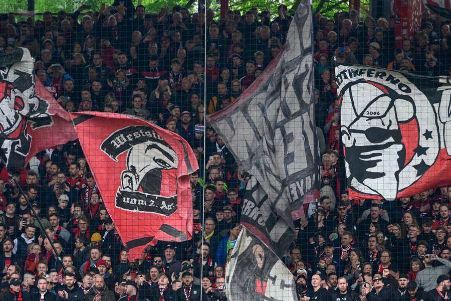 I tifosi del Bayer Leverkusen