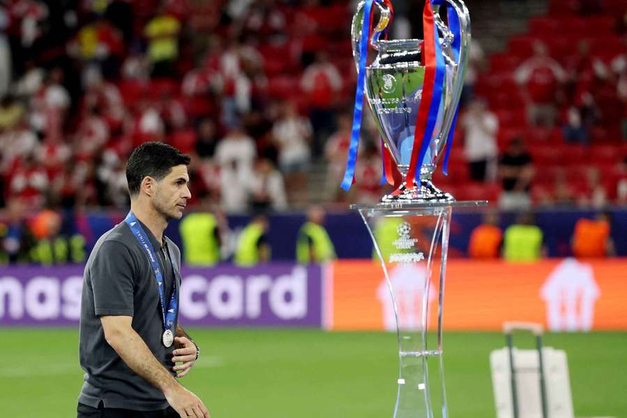 Mikel Arteta's side lost on penalties in Budapest
