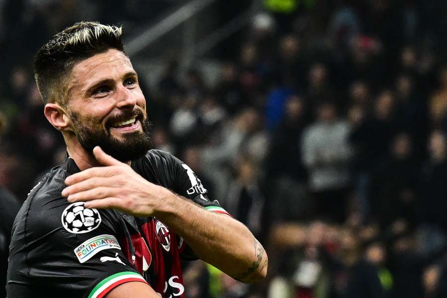 Olivier Giroud still features for AC Milan and the France national team