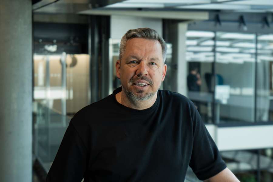 Pavel Horváth v sídle Livesportu.