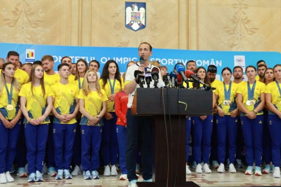 Mihai Covaliu, în fața olimpicilor