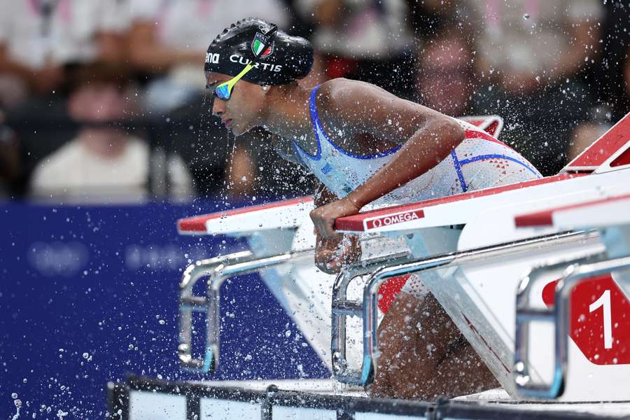 Sara Curtis aux Jeux de Paris 2024.