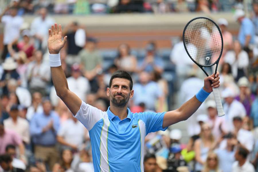 Novak Djokovic beat Bernabe Zapata Miralles in under two hours to reach the third round