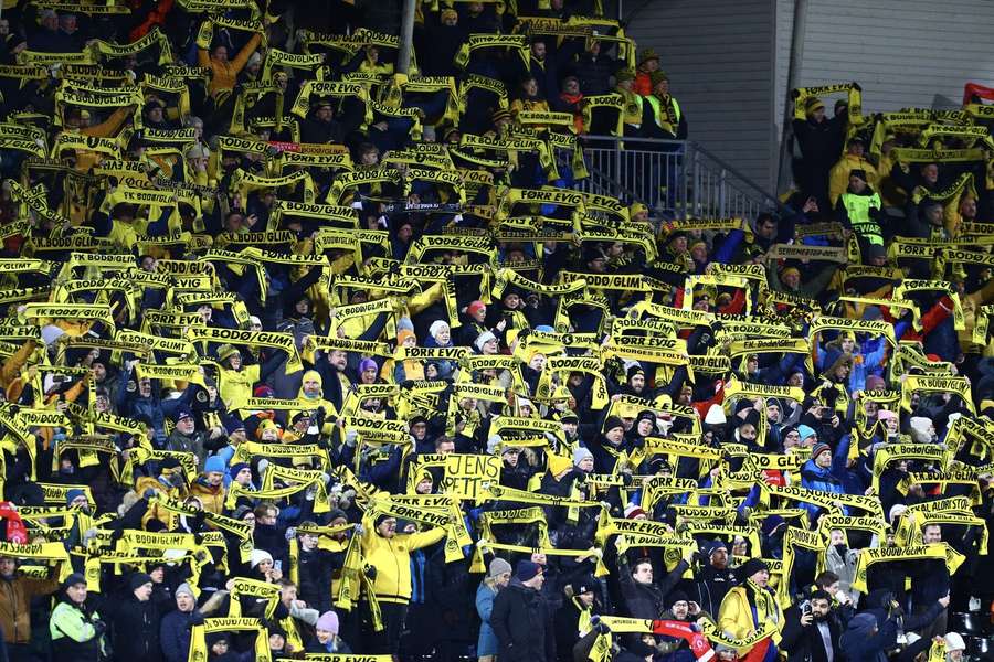 Fanii lui Bodo/Glimt reprezintă o mare parte din succesul clubului