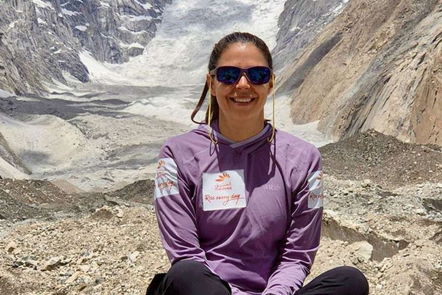 Maria Conceição alcançou o cume do monte Puncak Jaya