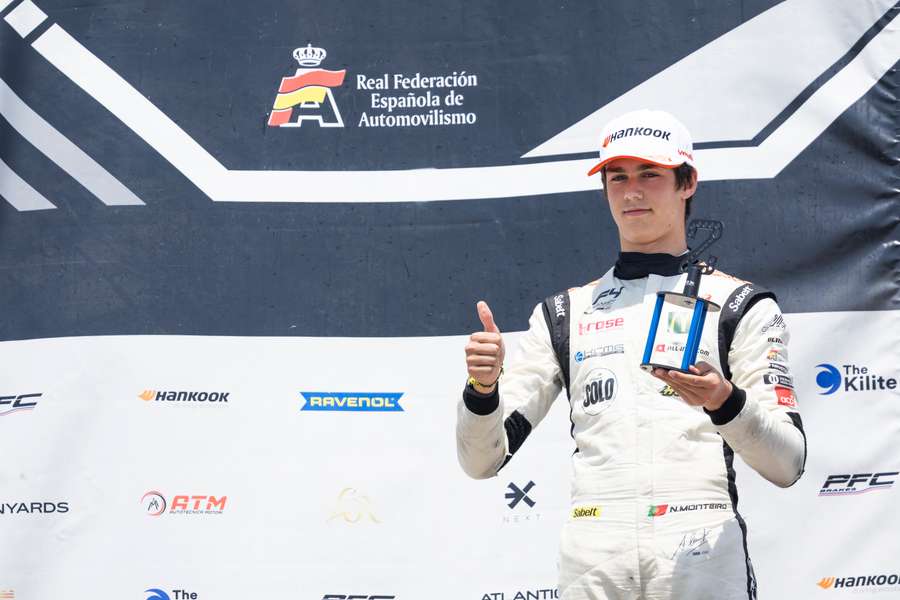 Noah Monteiro subiu ao pódio de rookies