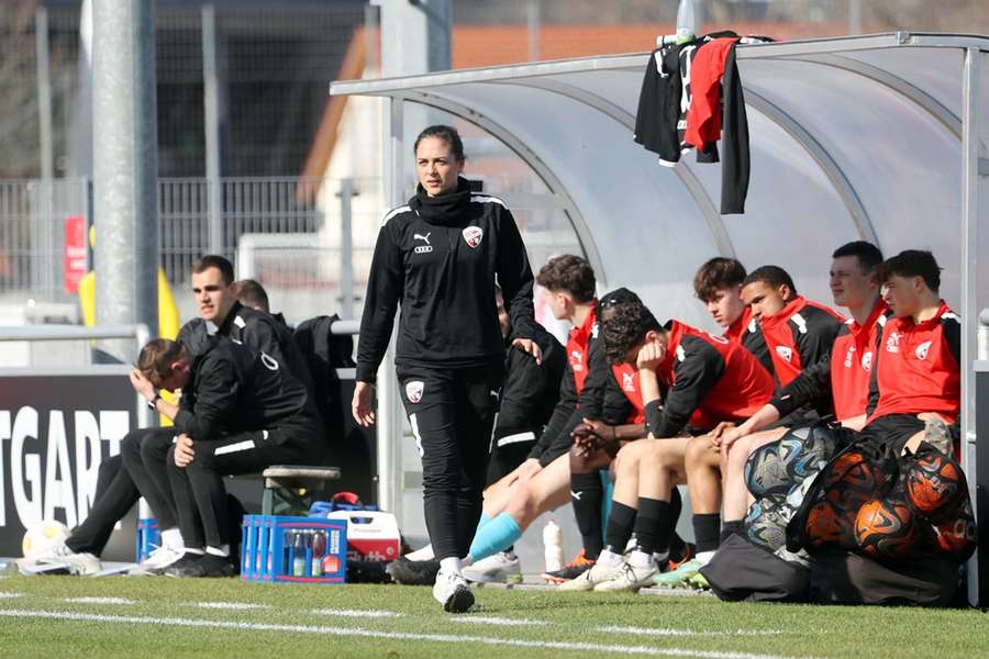 Wittmann tijdens VfB Stuttgart Onder 19 - FC Ingolstadt 04 Onder 19