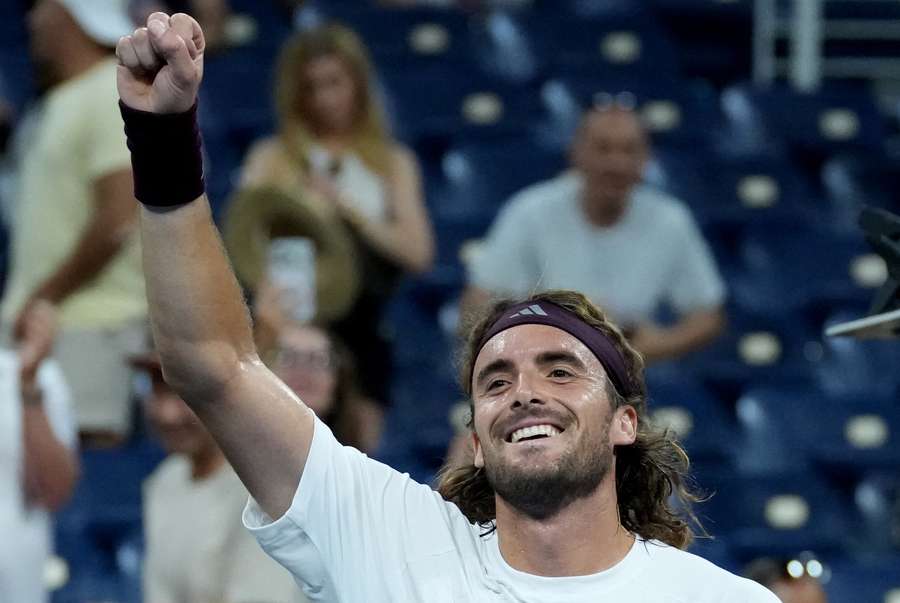 Tsitsipas vyzrel na českého protivníka. Tsitsipas vyzrel na českého protivníka.