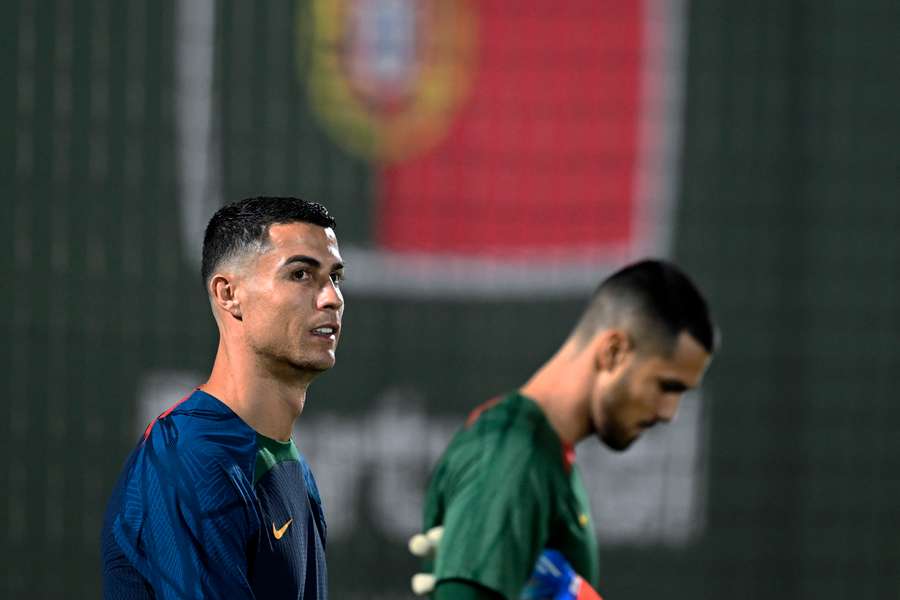 Ronaldo beim Training in Portugal