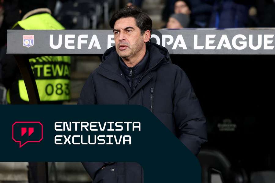 Paulo Fonseca antes del partido ante el Young Boys en la Europa League. Paulo Fonseca antes del partido ante el Young Boys en la Europa League.