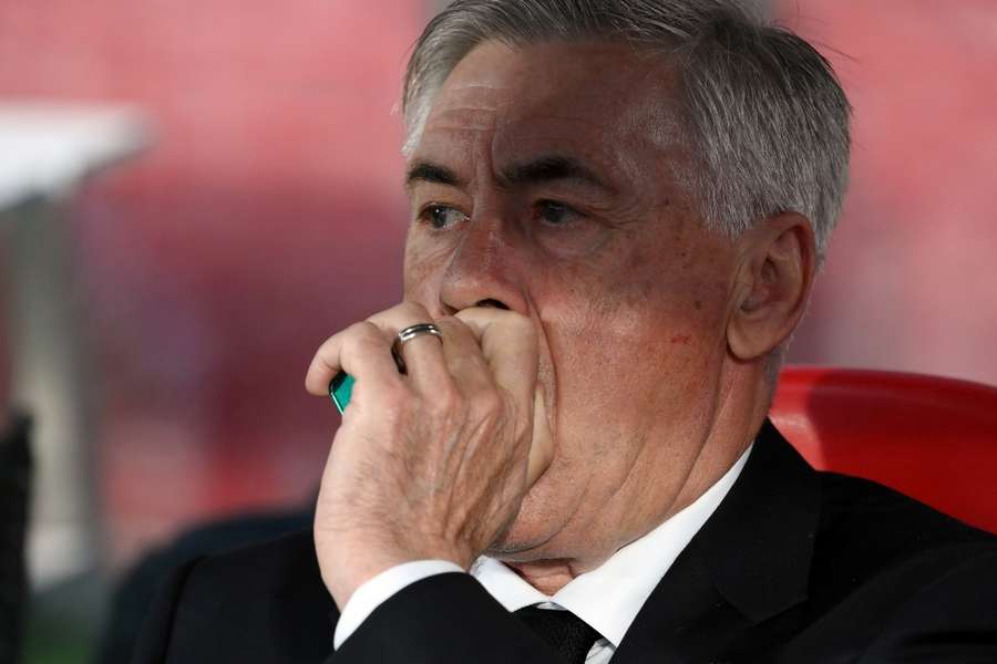 Ancelotti nebyl s výkonem svého týmu spokojený.