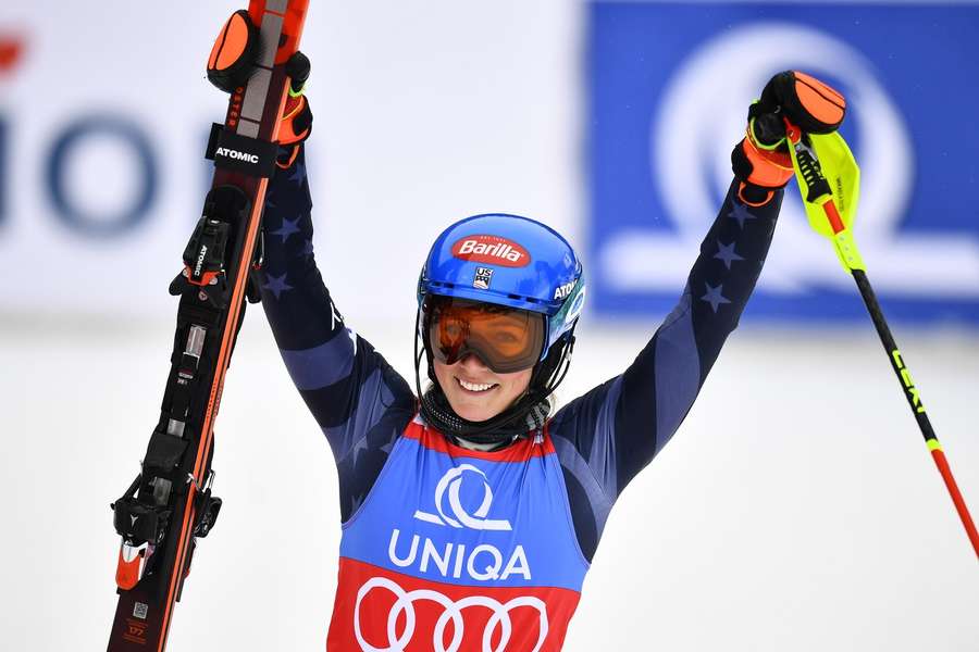Shiffrin takes slalom finale for 101st World Cup win Shiffrin takes slalom finale for 101st World Cup win