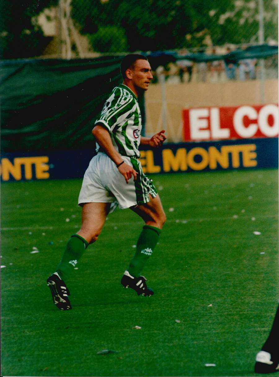 Jorge Otero, con el Betis Jorge Otero, con el Betis