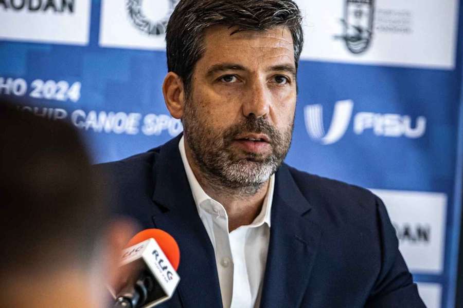 Ricardo Machado, presidente da Federação Portuguesa de Canoagem Ricardo Machado, presidente da Federação Portuguesa de Canoagem
