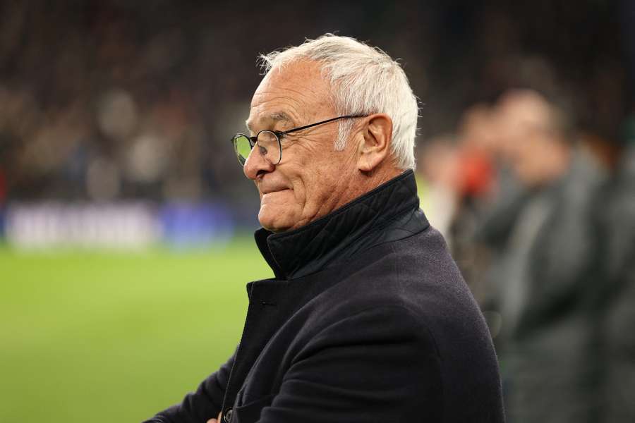 Claudio Ranieri durante Tottenham-Roma 