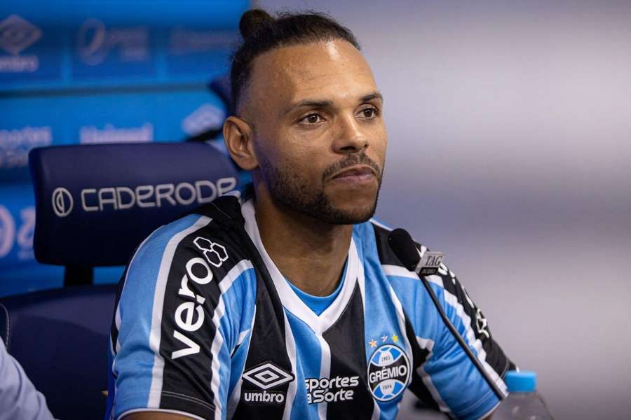 Martin Braithwaite kom på tavlen to gange for Grêmio i sin debut.