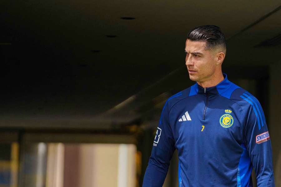 Cristiano Ronaldo com jogo atrasado