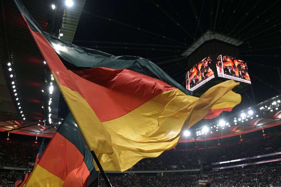 Os adeptos alemães foram convidados a enviar as suas bandeiras