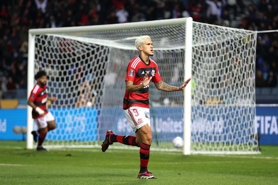 Pedro marcou gol de empate do Flamengo aos 20 minutos do primeiro tempo