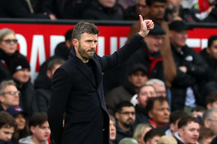 Carrick on the touchline as interim manager