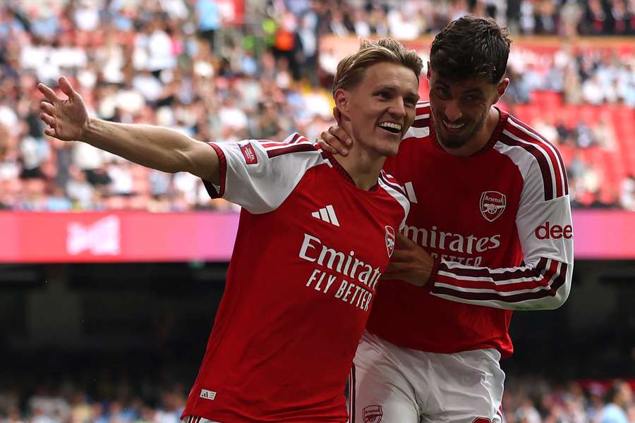 Both Kai Havertz and Martin Odegaard scored on Sunday against Chelsea.