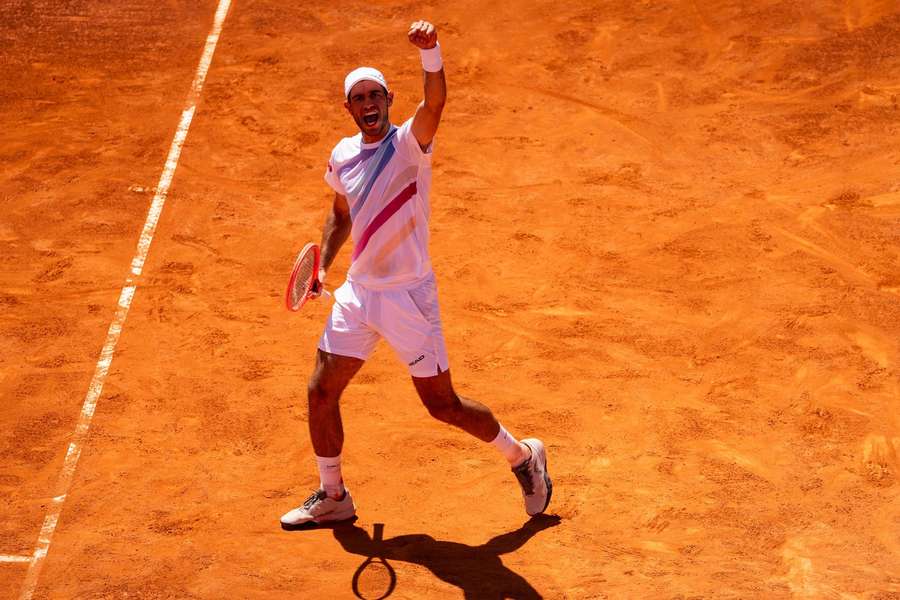 Nuno Borges em ação no Estoril Open