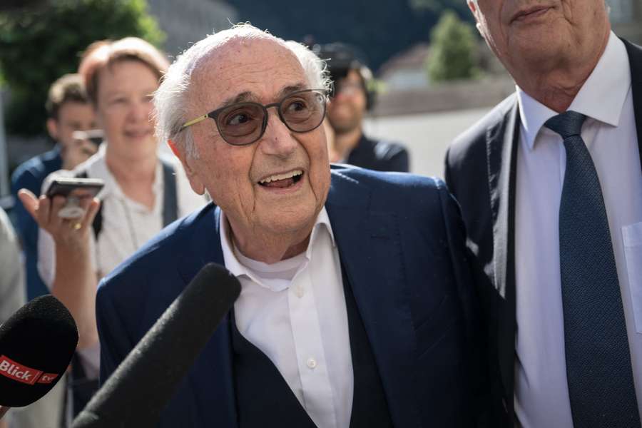 El expresidente de la FIFA Sepp Blatter en 2022